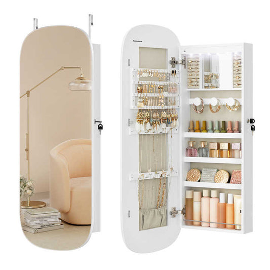 Mirror Jewelry Cabinet